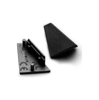 LED páska Wireli Sada koncovek k profilu CORNER14 / Pár Šedá