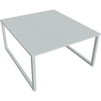 Kancelářský vozík HOBIS kancelářský stůl zdvojený - USD O 1400, šedá + doprava zdarma