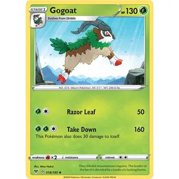 Karetní hra Gogoat 018/185 - Vivid Voltage Typ karty: Non-Holo