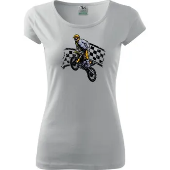 Dámské Triko s moto motivem 168 Motocross