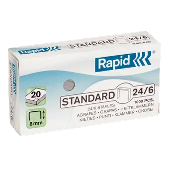 Spona do sešívačky Drátky do sešívačky Rapid Standard 24/6, 2000 ks