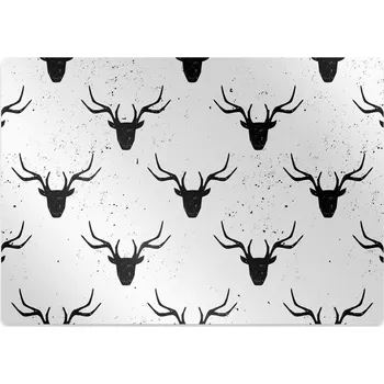 Podložka pod nábytek Podložka pod židli Black jeleni vzorec
