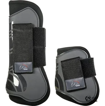 Koňské kamaše Sada šlachovky a strouhavky HKM -GENUA- - Šedá - Full