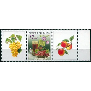 Poštovní známka Česká pošta (2008) č. 545 ** S3 (K1+2) - Česká republika - Zátiší s vínem