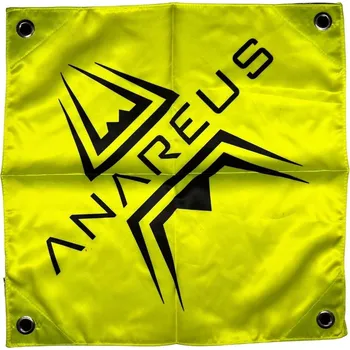 Šátek ANAREUS ANAREUS šátek reflexní s velcro / Dead rag - žlutý