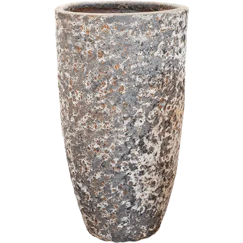 Květináč Moderní keramický květináč Baq Lava, Partner relic rust metal 55x105cm