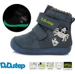 DDstep zimní dětské barefoot boty 070-111 Royal Blue Velikost EU: 20, vnitřní délka: 125, vnitřní šířka: 59