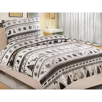 Povlečení JAHU s.r.o. POVLEČENÍ MIKROFLANEL CHRISTMAS 140 x 200 70 x 90