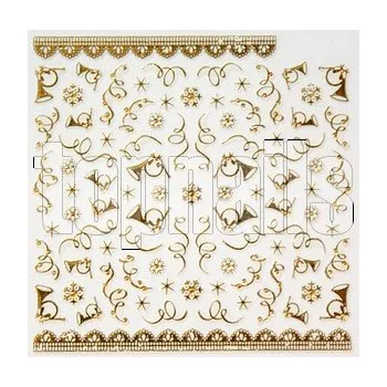 samolepka Vánoční samolepky - CHRISTMAS 28 gold