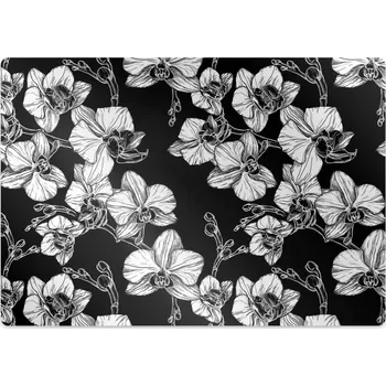 Podložka pod nábytek Ochranná podložka pod židli květiny negativní