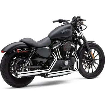 Výfuk pro motocykl Koncovky výfuku COBRA RPT 3-INCH SLIP-ON MUFFLERS pro HARLEY DAVIDSON XL 883/1200 rok 2014-2022 viz popis, barva chrom