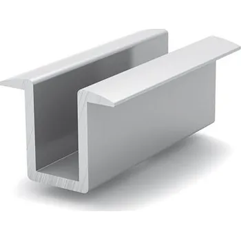 držák na solární panel Středový držák panelu - stříbrný