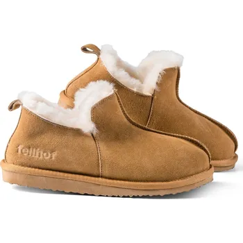 Dámská zdravotní obuv Fellhof Domácí obuv RHINO Zvolte variantu: Hnědá, Velikost: 41