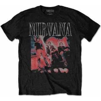 Pánské oblečení Merch Nirvana: Tričko Kris Standing L