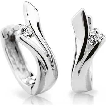 Náušnice ŠPERKY-NM, Dámské zlaté náušnice se zirkony 2646