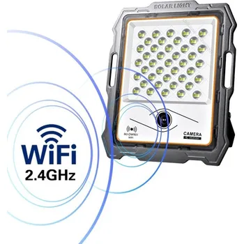Solární IP WiFi kamera, 100W LED reflektor, MJ-DW901