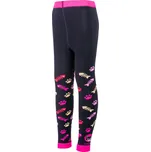 Trepon Dětské bambusové legíny UNUO kočka fuchsiové (Bamboo leggings) Velikost ponožky, punčocháče, legíny EU: 98/104