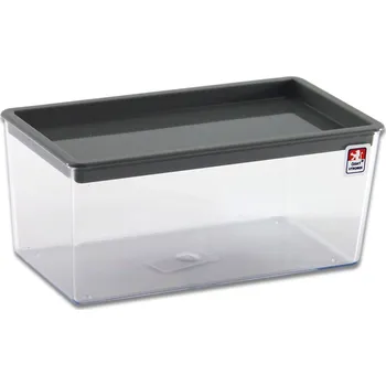 Dóza na potraviny PETRAplast Plastová krabice nízká 800 ml Barva: Světle zelená