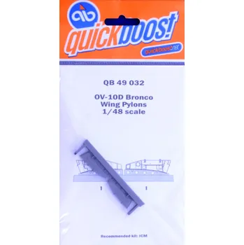Plastikový model Quickboost 1/48 OV-10D Bronco wing pylons (ICM)