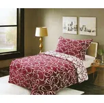 Fashion 2-dílné mikroflanelové červené povlečení Barva: Červená, Velikost: 140x200cm