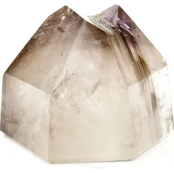 Přírodní kámen Křišťál se záhnědou broušené spojené krystaly 110g