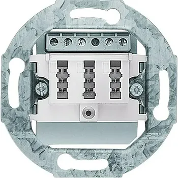 Elektrická zásuvka Zásuvková vložka Busch-Jaeger TAE 3x6 NFN