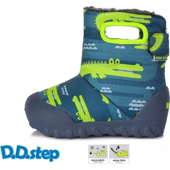Dětská treková obuv D.D.Step D.D. step chlapecké sněhule F079-859M Barva: modrá, Velikost: 33