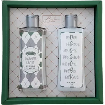 Kosmetika Bohemia GIFTS Kosmetická sada pro dědečka – gel 250 ml a šampón 250 ml