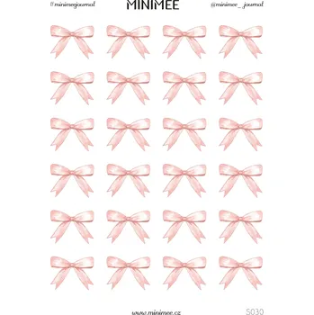 samolepka Samolepky MINIMEE - Úzké mašličky