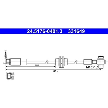 Brzdová hadice Brzdová hadice ATE 24.5176-0401.3