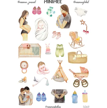 samolepka Samolepky MINIMEE - Těhulky