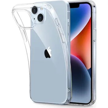 Silikonový kryt pro iPhone 14 Plus - Průhledný