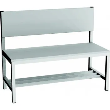 Šatní lavice do prostoru - s opěradlem ŠL 1000/O SV