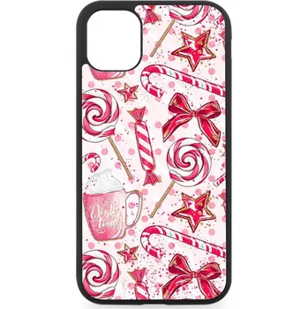 Náhradní kryt pro mobilní telefon Kryt na mobil iPhone pink winter iPhone: 6/6s