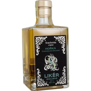 Likér Destilérka Svach (Svachovka) Chuchelův bylinný Exklusive likér 38% 0,5l
