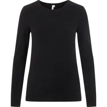 Dámské tričko ČERNÉ BASIC TRIKO S DLOUHÝM RUKÁVEM Pieces