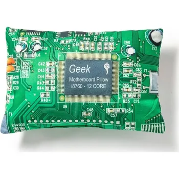 Dekorativní polštářek Polštářek pro IT 40x25cm - Motherboard, základní deska PC