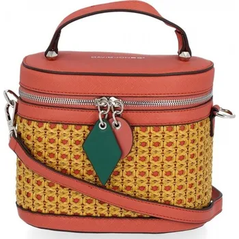 Kabelka Dámská kabelka listonoška David Jones korálová 6246-1