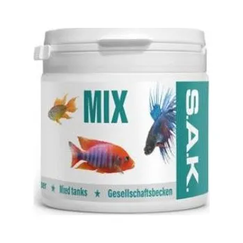 Krmivo pro rybičky S.A.K. mix 75 g (150 ml) velikost 2