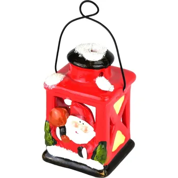 Svícen Lucernička se Santou 10,5 cm