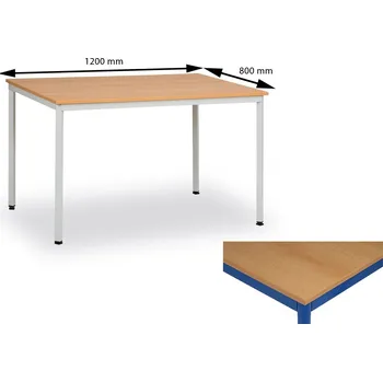 Jídelní stůl Jídelní stůl JS 120/KP - lak modrý/deska buk