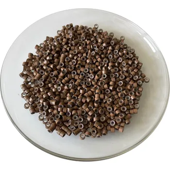 Micro ring - silikon - hnědá světlá - 4,5 mm, 100ks