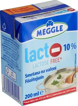 Mléko Meggle Smetana bez laktózy 10% 200 ml