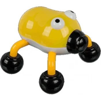 Masážní přístroj MODOM Masážní vibrační Brouk žlutý - BI 41