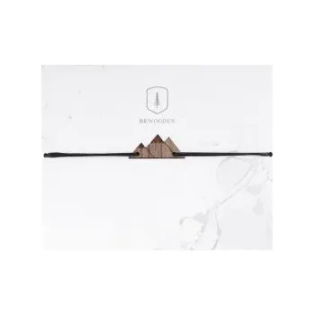 Náramek Jemný náramek Peaks Wooden Bracelet s možností vrácení do 30 dnů - BR16