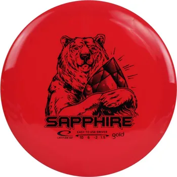 Disc golf Latitude 64º Sapphire Gold (Speed: 10, Glide: 6, Turn: -2, Fade: 1.5 )