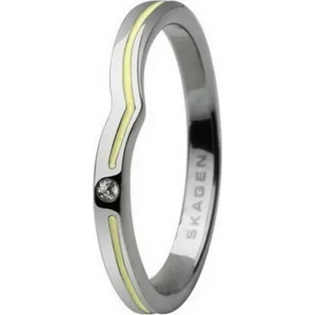Prsten Dámský prsten Skagen JRSY018SS7 (Velikost 15)