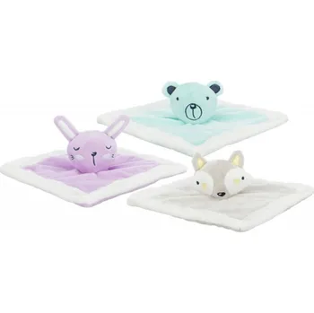 Hračka pro psa Hračka TRIXIE plyš - Junior Snuggler mazlíček čtvercový s hlavou 20x20cm