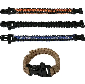 Náramek Náramek Paracord s umělou sponou (náramek na ruku survival)