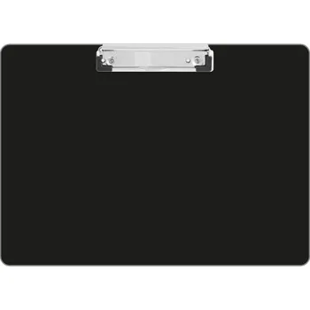 Psací podložka Podložka na psaní s klipem A4 LAMINO - černá na šířku